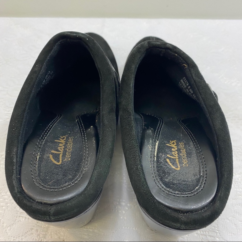 Clarks Bendables. Clogs. Size 6.5 M. Black color. - Picture 4 of 9
